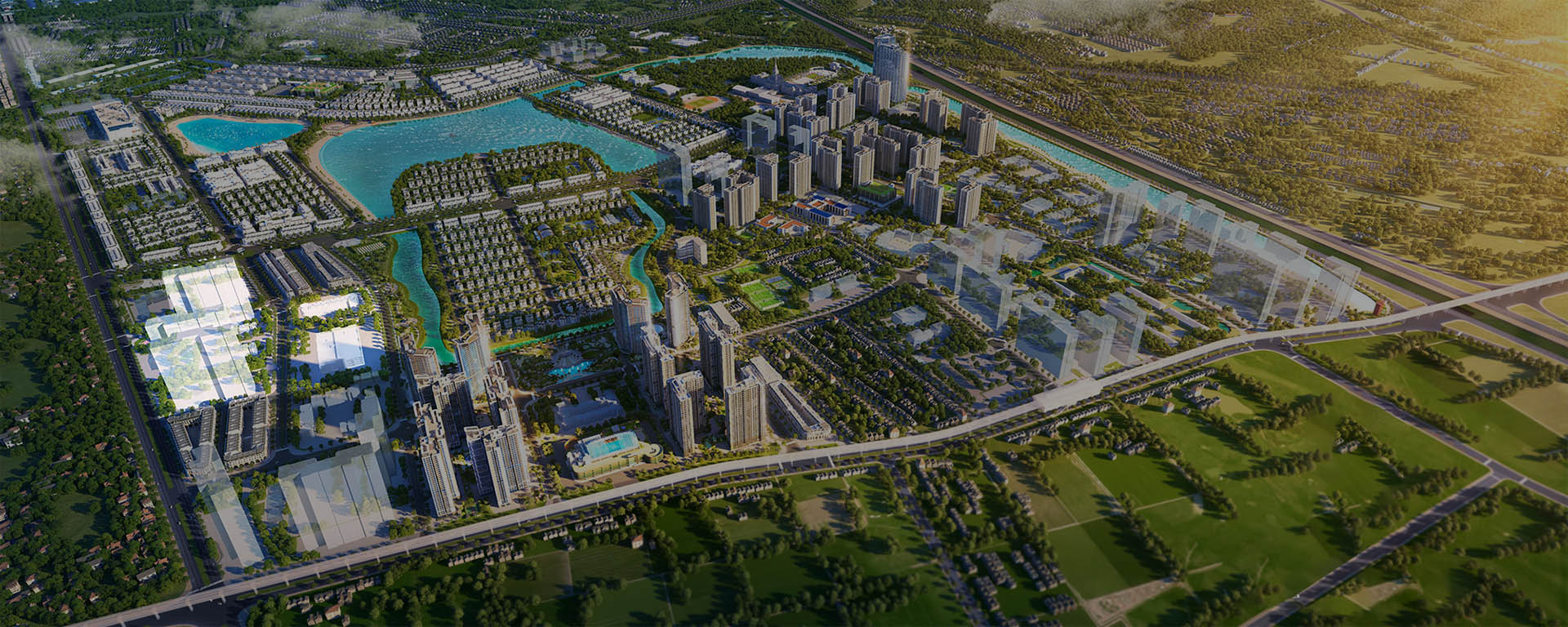 Vị trí chung cư The Senique Ocean Park Hà Nội